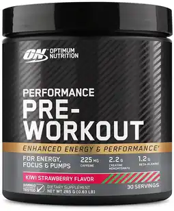 healthylife Optimum Nutrition Performance Pre-Workout Kiwi Strawberry offer