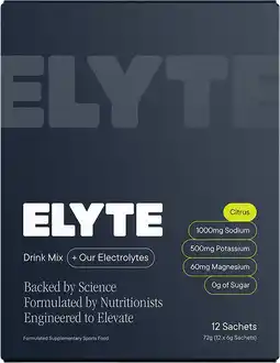 healthylife Elyte hydration powder electrolyte drink citrus offer