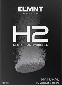 healthylife Elmnt health h2 molecular hydrogen water tablets natural offer