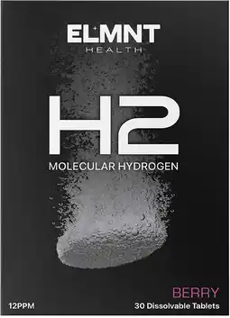 healthylife Elmnt health h2 molecular hydrogen water tablets berry offer