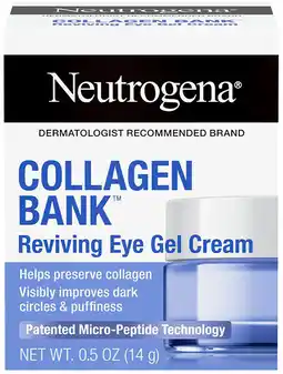 healthylife Neutrogena Collagen Bank Reviving Eye Gel Cream offer