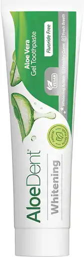 healthylife Aloe dent whitening toothpaste fluoride free offer
