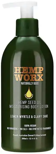 healthylife Hemp Worx Lemon Myrtle Body Lotion offer