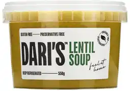 IGA Dari’s Soup Selected Varieties offer