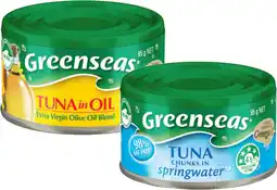 IGA Greenseas Tuna Selected Varieties offer