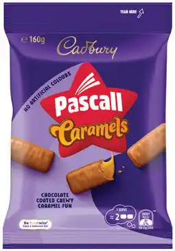 IGA Pascall Chocolate Share Bag 160‑185g or Cadbury Bitesize 120‑150g Selected Varieties offer