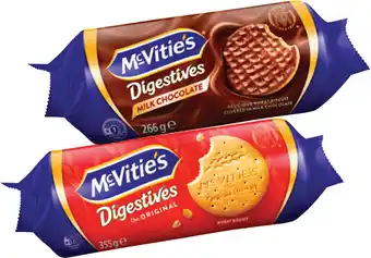 IGA McVities Digestives 232‑355g Selected Varieties offer