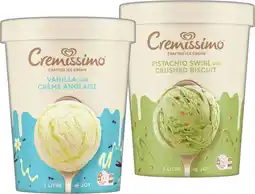 IGA Streets Cremissimo Ice Cream Selected Varieties offer