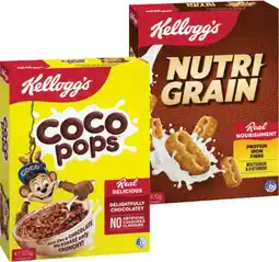 IGA Kellogg’s Nutri‑Grain 470g, Coco Pops 535g or Special K Original 500g offer