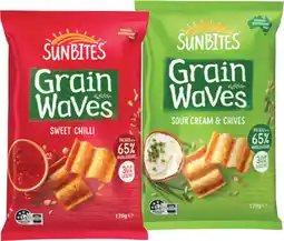 IGA Sunbites Grain Waves Wholegrain Chips Selected Varieties offer