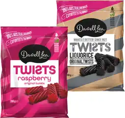 IGA Darrell Lea Liquorice Share‑280g Selected Varieties offer