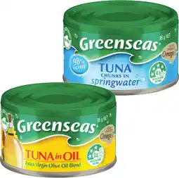 IGA Greenseas Tuna Selected Varieties offer