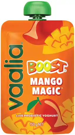 IGA Vaalia Boost Probiotic Yoghurt Selected Varieties offer