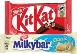 IGA Nestlé Medium Bars 35‑50g or Smarties 50g Selected Varieties offer