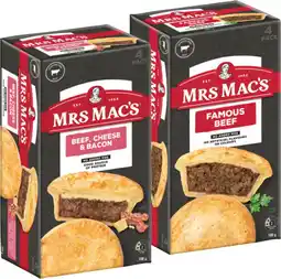 IGA Mrs Mac’s Pies Selected Varieties offer