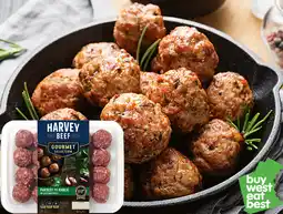 IGA Harvey Beef Garlic and Parsley Meatballs offer