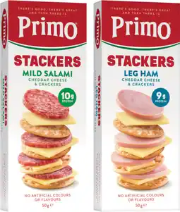 IGA Primo Stackers or Trios 45‑57g Selected Varieties offer