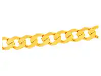 Grahams Jewellers 9ct Yellow Solid Gold Curb Chain 80 Gauge in 55cm offer