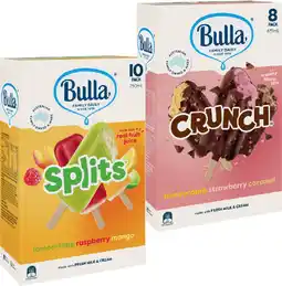 IGA Bulla Ice Cream Sticks 8-14 Pack or Chupa Chups Mini Ice Cream Sticks 10 Pack Selected Varieties offer