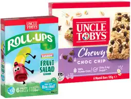 IGA Uncle Tobys Roll‑Ups, Nestlé Nesquik Bar 6 Pack or Muesli Bars 5‑6 Pack Selected Varieties offer
