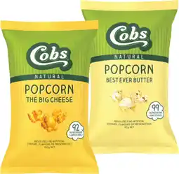 IGA Cobs Natural Popcorn Selected Varieties offer