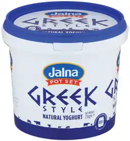 IGA Jalna Pot Set Greek Style Yoghurt offer