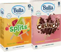 IGA Bulla Ice Cream Sticks 8‑14 Pack Selected Varieties offer