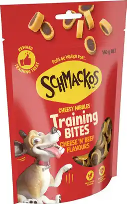 IGA Schmackos Training Bites Dog Treats Selected Varieties offer