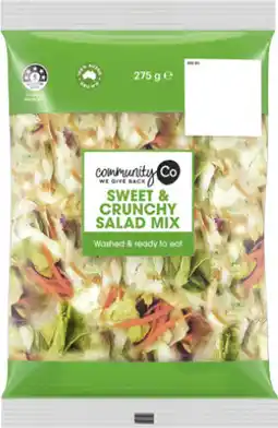 IGA Community Co Sweet & Crunchy Salad Mix offer