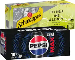 IGA Pepsi, Solo or Schweppes Infused Water 10x375mL Selected Varieties offer