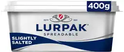 IGA Lurpak Spreadable Butter Slightly Salted offer