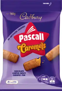 IGA Pascall Chocolate Share Bag 160‑185g or Cadbury Bitesize 120‑150g Selected Varieties offer
