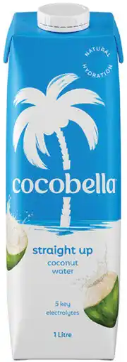 IGA Cocobella Coconut Water Straight Up Selected Varieties offer