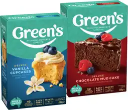 IGA Green’s Baking Mix 275‑600g Selected Varieties offer