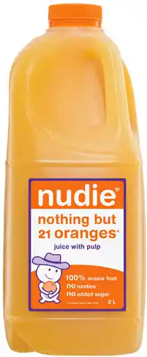 IGA Nudie Orange Juice Selected Varieties offer