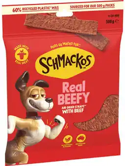 IGA Schmackos Strapz Dog Treats Selected Varieties offer