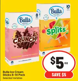 IGA Bulla Ice Cream Sticks offer