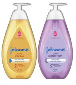 IGA Johnson’s Baby Bedtime Bath or Shampoo 500mL Selected Varieties offer