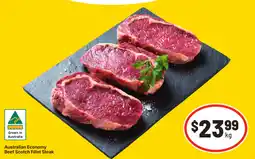 IGA Australian Economy Beef Scotch Fillet Steak offer
