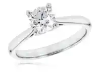 Grahams Jewellers "Ruela" 1.00 Carat of Certified Diamond Ring in 18ct White Gold offer