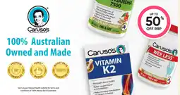 healthylife Caruso's vitamin k2 offer
