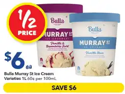 Ritchies Bulla Murray St Ice Cream Varieties offer