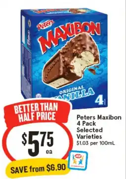 IGA Peters Maxibon offer