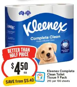 IGA Kleenex Complete Clean Toilet Tissue offer