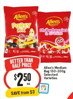 IGA Allen's Medium Bag Selected Varieties offer