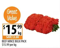 Supabarn Beef Mince Bulk Pack offer