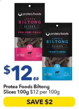 Ritchies Protea Foods Biltong Slices offer