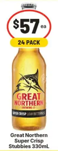 IGA Great Northern Super Crisp Stubbies offer