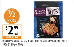 Supabarn Huntley and Palmer Sea Salt and Cranberry Grazing Bites offer