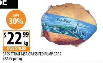 Supabarn Bass Strait MSA Grass Fed Rump Caps offer